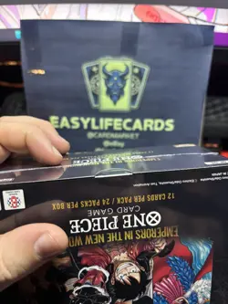 OP09 Emperors in the New World Sealed Booster Box One Piece TCG English Card - Image 2