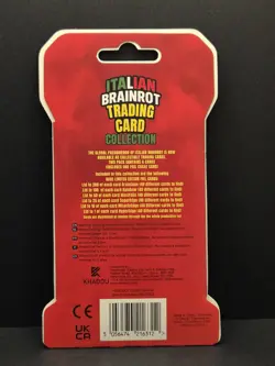 ITALIAN BRAINROT TRADING CARD GAME KHADOU BOOSTER Pack SEALED 1 Pack/6 Cards - Image 3