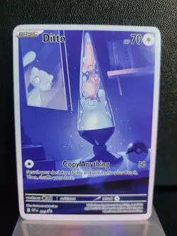 CUSTOM TCG FAN ART CARD DITTO AND MEW - Image 1