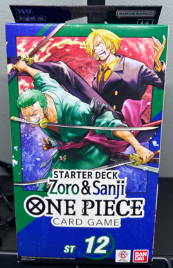 ONE PIECE CARD GAME - ZORO AND SANJI - ST12 STARTER DECK ENGLISH NEW SEALED - Image 1