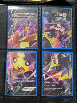 Pokemon Morpeko V-Union SWSH287-290 Standard Size Card Black Star Promo NM - Image 1