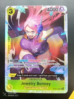 Jewelry Bonney OP08-105 SR Two Legends One Piece Card Game NM/M - Image 1