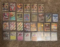 Pokemon TCG 30 Card lot. Illustration Rares. Ex, Shinies. - Image 1