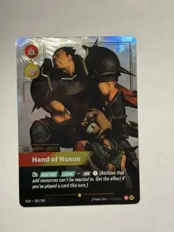 Riftbound Darius Hand of Noxus (Overnumbered) NM Foil Origins - Image 1