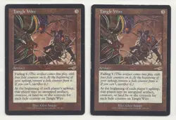 MTG NEMESIS 2x MP/HP Tangle Wire Magic the Gathering Card Untap Creature Land Ar - Image 1