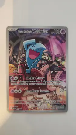 Team Rocket's Wobbuffet 203 Sv: Scarlet & Violet Promo Cards Holo - Image 1