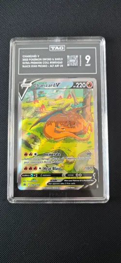Charizard V Promo SWSH260 TAG Graded 9 Mint Pokemon Card - Image 1