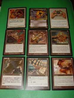 MTG 9x foreign tempest urza's legacy saga rares artifact Magic Card lot - Image 1