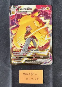 Pikachu VMAX Lost Origin TG17/TG30 Holo Pokemon Card FA 2022 Trainer Gallery - Image 3