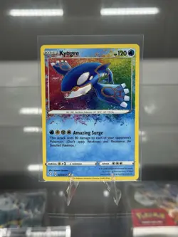 Pokemon TCG Kyogre Shining Fates Holo Card 021/072 Amazing Rare, Near Mint - Image 1