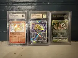 Lot Graded Pokemon Cards Holo Japanese Chinese Tag Team CGC pristine 10 - Image 1