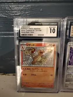 Lot Graded Pokemon Cards Holo Japanese Chinese Tag Team CGC pristine 10 - Image 2