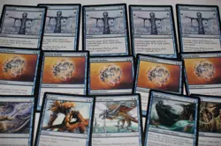 15x Mirrodin blue playsets override inertia bubble bird magic cards MP - Image 3