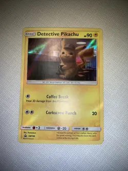Detective Pikachu SM190 - Promo - Holo - Pokemon Card - Image 1