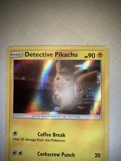 Detective Pikachu SM190 - Promo - Holo - Pokemon Card - Image 2