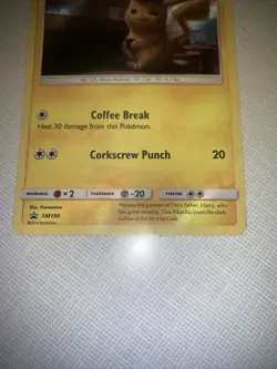 Detective Pikachu SM190 - Promo - Holo - Pokemon Card - Image 3