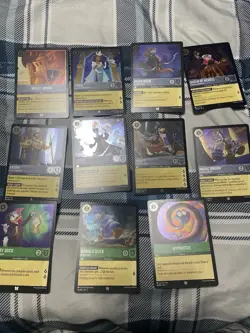 Disney Lorcana Lot 44 Cards- Cold Foils - NM - Image 4