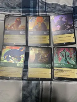 Disney Lorcana Lot 44 Cards- Cold Foils - NM - Image 5