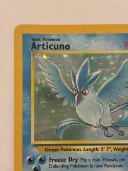 Pokemon TCG Articuno Holo Rare Card 2/63 Holo Moderately Played - Image 2