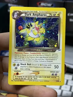 Dark Ampharos 1/105 2000 Neo Destiny 2000 Holo Rare WOTC Pokemon Card TCG - Image 3