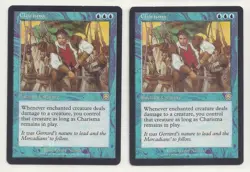 MTG MERCADIAN MASQUES: 2x LP Charisma Magic the Gathering Card Control Creature - Image 1