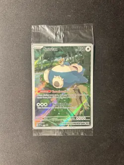 Snorlax 051 Sv: Scarlet & Violet Promo Cards Holo Black Star Promo SEALED: NM - Image 1