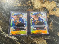 Sanji ST29-004 Parallel Starter Deck Promo One Piece Card English X2 - Image 1