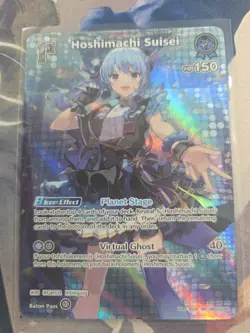 Hololive CARD GAME hBP03-044 Hoshimachi Suisei SR Elite Spark US SELLER - Image 1