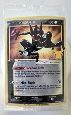 Sealed! Greninja Gold Star SWSH144 SWSH: Sword & Shield Promo Card Pokemon Tcg - Image 1