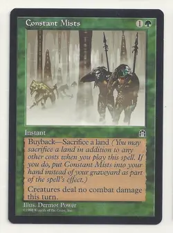 MTG STRONGHOLD: 1x NM/M Constant Mists Magic the Gathering Card No Combat Damage - Image 1