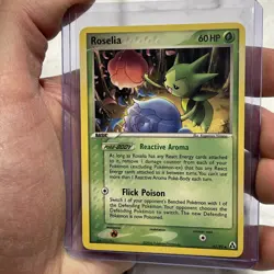 Pokemon Roselia 42/92 EX Legend Maker Uncommon Pokemon Card 2006 Nintendo TCG NM - Image 2