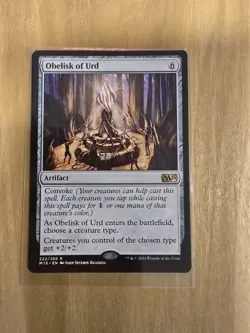 Obelisk of Urd - #222/269 (NM) Core Set 2015 M15 Magic MTG - Regular - Image 1