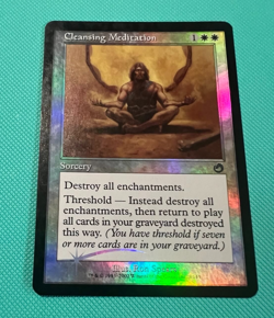 Foil - Cleansing Meditation - Torment - MTG - Magic the Gathering - Foil - Image 1