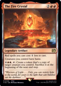 The Fire Crystal Final Fantasy Magic MTG NM - Image 1