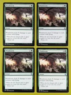 Windstorm x4 Khans of Tarkir 4x Playset Magic the Gathering MTG - Image 1