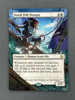 South Pole Voyager MTG Avatar: The Last Airbender Hand Painted Full Altered Art - Image 1