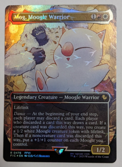Mog, Moogle Warrior (0476) Chocobo Track Foil! Final Fantasy FIC, Magic MtG, NM! - Image 1