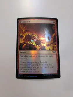 MTG - Pyroclasm (Foil) - Duskmourn NM/M Condition - Image 1