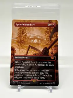 MTG Spiteful Banditry (Borderless) The Lord of the Rings 0439 Regular - Image 1