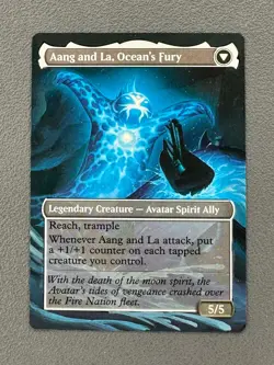 Aang, Swift Savior MTG Avatar: The Last Airbender Hand Painted Full Altered Art - Image 2