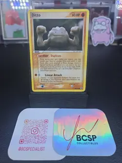 Pokemon TCG Ditto Geodude Card Regular Delta Species 62/113 - Image 3