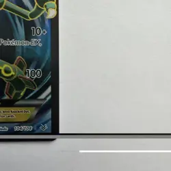 Pokemon Rayquaza EX Ultra Rare Full Art Holo Card Roaring Skies 104/108 LP - Image 5
