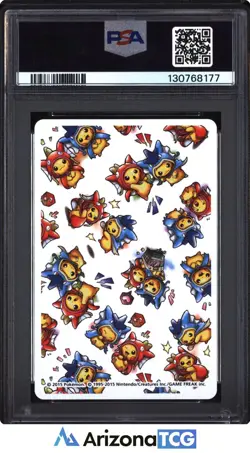 Pokemon 2015 Poncho Pikachu Queen Of Diamonds Playing Cards GEM MINT PSA 10 - Image 2