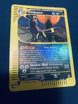 Pokemon TCG Umbreon 2002 41/147 Reverse Holo Aquapolis - Image 1