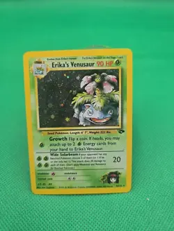 Pokemon TCG Erika's Venusaur 4/132 Gym Challenge Holo - Image 1