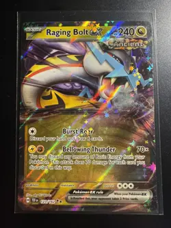 Pokemon Temporal Forces Raging Bolt EX 123/162 Double Rare Holo Card - Image 1
