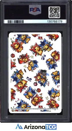 Pokemon 2015 Poncho Pikachu Queen Of Clubs Pokemon Playing Cards PSA 10 - Image 2