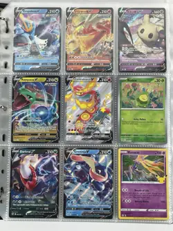 Pokemon Card Collection Binder Lot Holo Rare SIR Oricorio Pikachu Lugia - Image 3