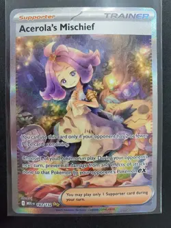 Acerola's Mischief 183/132 Me01: Mega Evolution Holo NM Pokemon TCG - Image 1