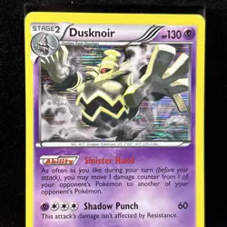 Dusknoir - 63/149 - Pokemon Boundaries Crossed Black White Cosmos Holo Rare - Image 3
